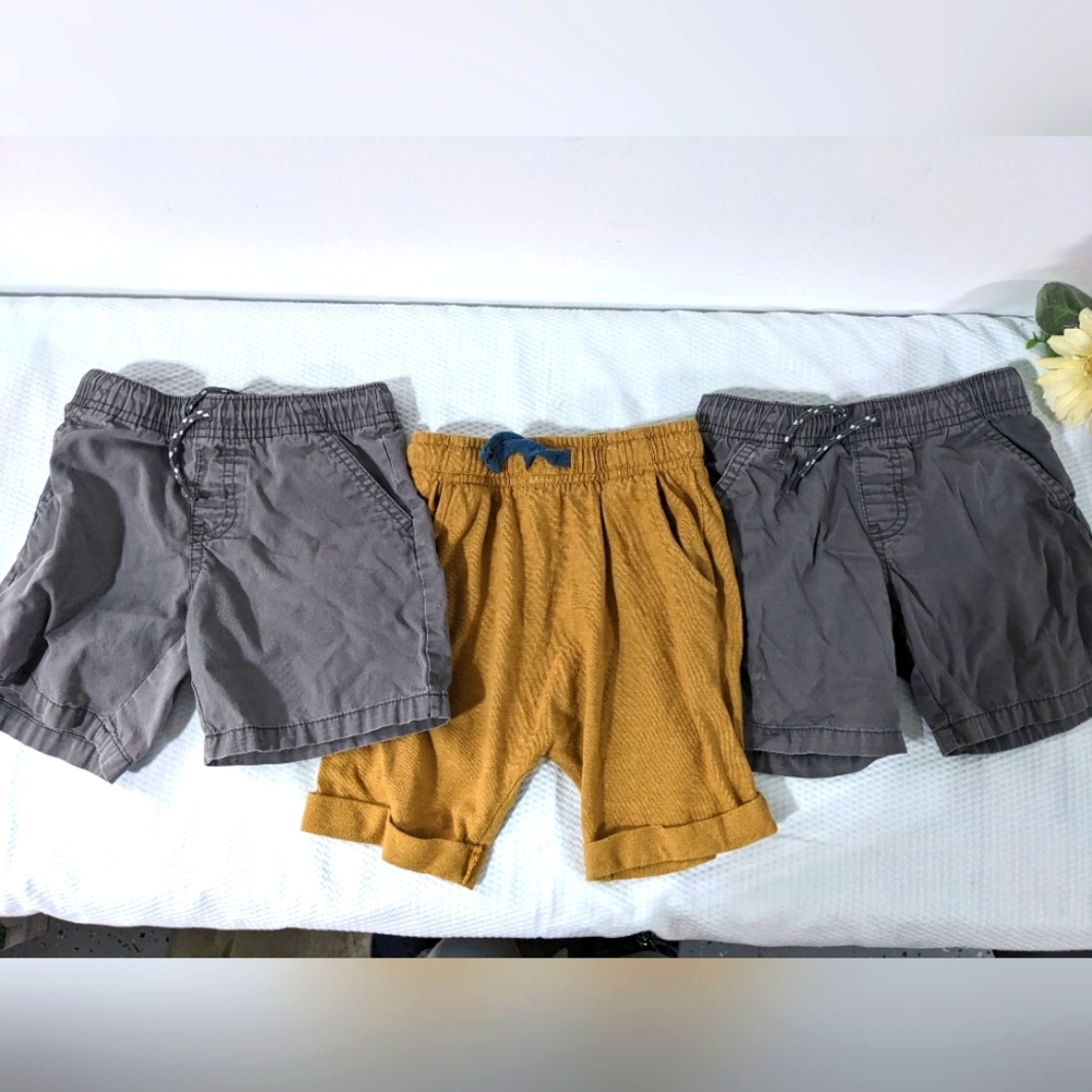 3 Pair Cat & Jack Shorts Size 4T - Picture 1 of 5